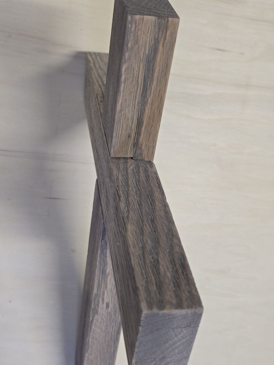 Handcrafted Rustic Wooden Wall Cross – Earthy Oak Decor